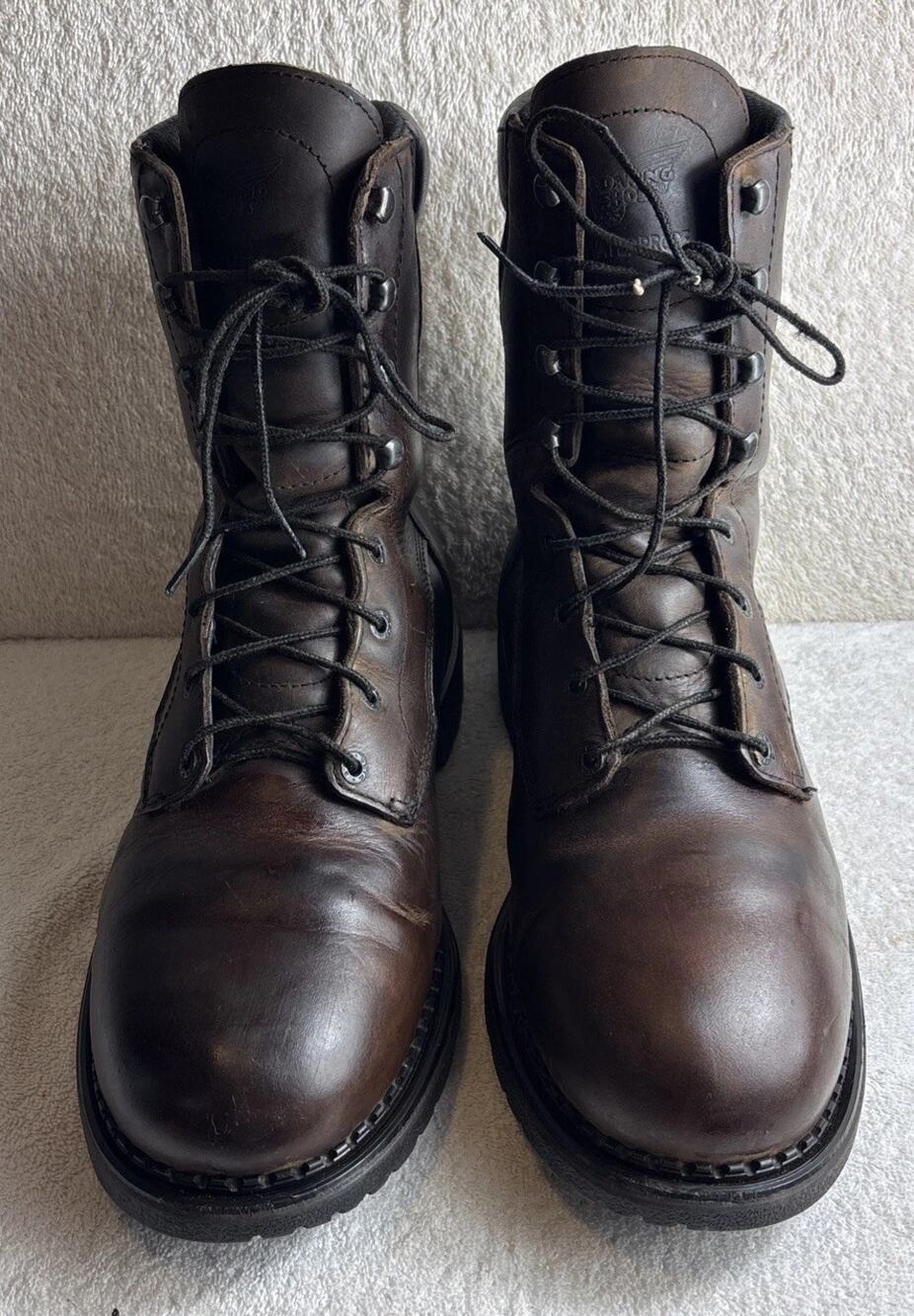 Red Wing Work Boots 1411 8” Waterproof Leather Insulated Men’s Sz 12 E2 Soft Toe